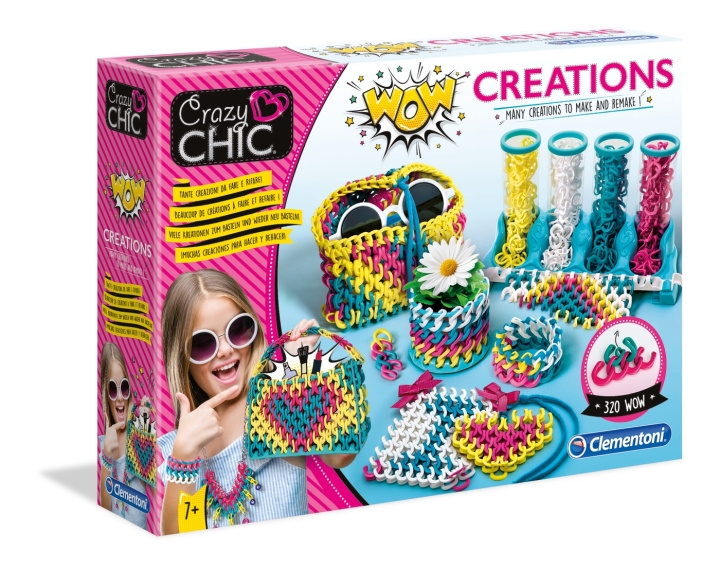 Clementoni Crazy Chic - Wow Creations (50642) in the group TOYS, KIDS & BABY PRODUCTS / Toys / Crafts at TP E-commerce Nordic AB (C90171)