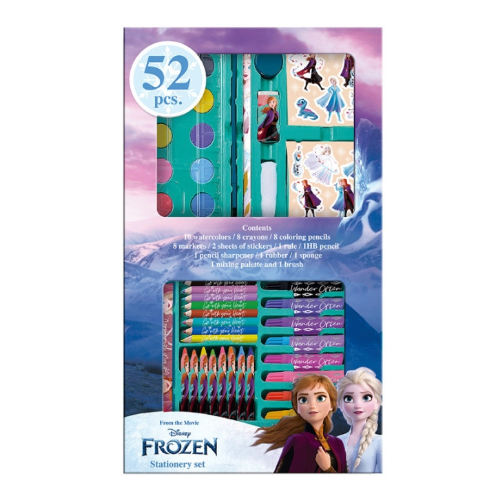 Disney Kids Licensing - Art Case 52 pcs. - Disney Frozen (017406952) in the group TOYS, KIDS & BABY PRODUCTS / Toys / Draw & Count at TP E-commerce Nordic AB (C90196)