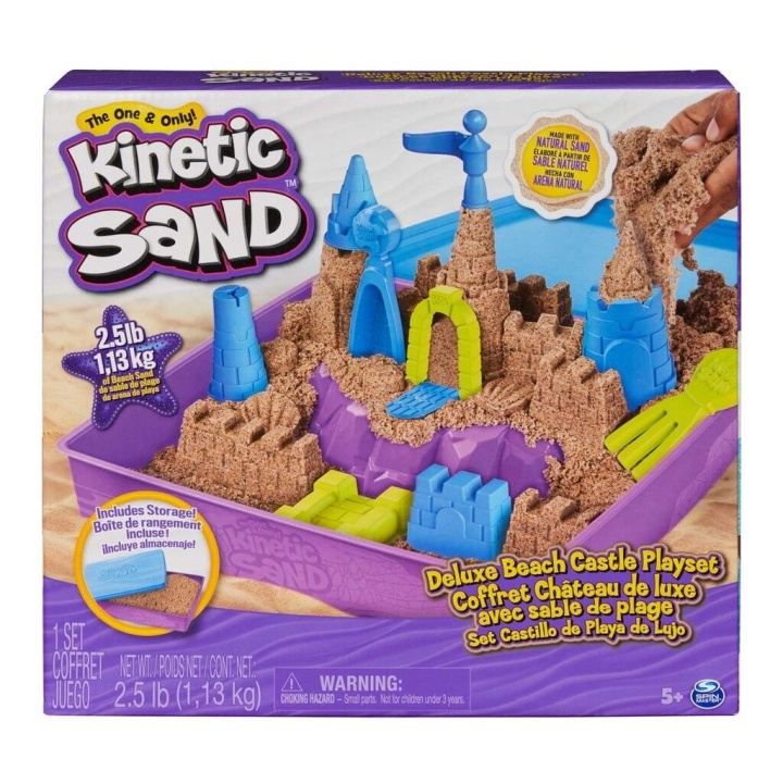 Kinetic Sand Deluxe Beach Castle Playset (6067801) in the group TOYS, KIDS & BABY PRODUCTS / Toys / Clay, play sand and accessories at TP E-commerce Nordic AB (C90223)