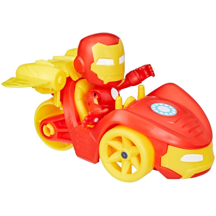 Disney Spidey and His Amazing Friends – Vehicle and Accessory Set - Iron Man in the group TOYS, KIDS & BABY PRODUCTS / Toys / Toy cars at TP E-commerce Nordic AB (C90295)