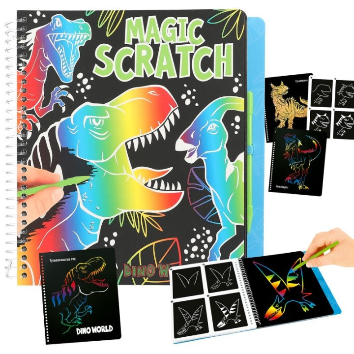 Dino World Magic Scratch Book ( 0412732 ) in the group TOYS, KIDS & BABY PRODUCTS / Toys / Crafts at TP E-commerce Nordic AB (C90297)