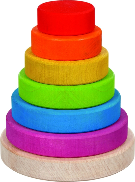 Goki Stacking tower - (58473) in the group TOYS, KIDS & BABY PRODUCTS / Toys / Building toys / Toy blocks at TP E-commerce Nordic AB (C90307)