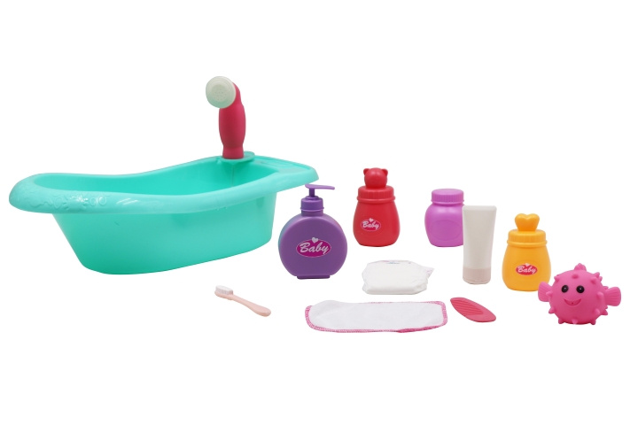 Happy Friend Bath Tub Playset (504399) in the group TOYS, KIDS & BABY PRODUCTS / Toys / Docks & Accessories at TP E-commerce Nordic AB (C90344)