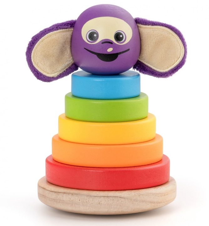 DR Fantus - Wooden stacking tower (16 cm) (112065) in the group TOYS, KIDS & BABY PRODUCTS / Baby toys / Activity toys at TP E-commerce Nordic AB (C90383)