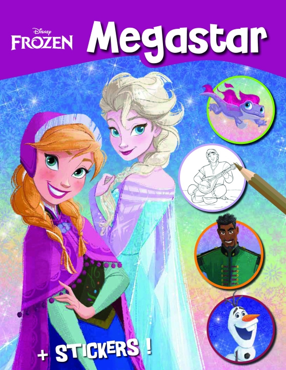 Disney Megastar Colouringbook - Frozen in the group TOYS, KIDS & BABY PRODUCTS / Toys / Draw & Count at TP E-commerce Nordic AB (C90399)