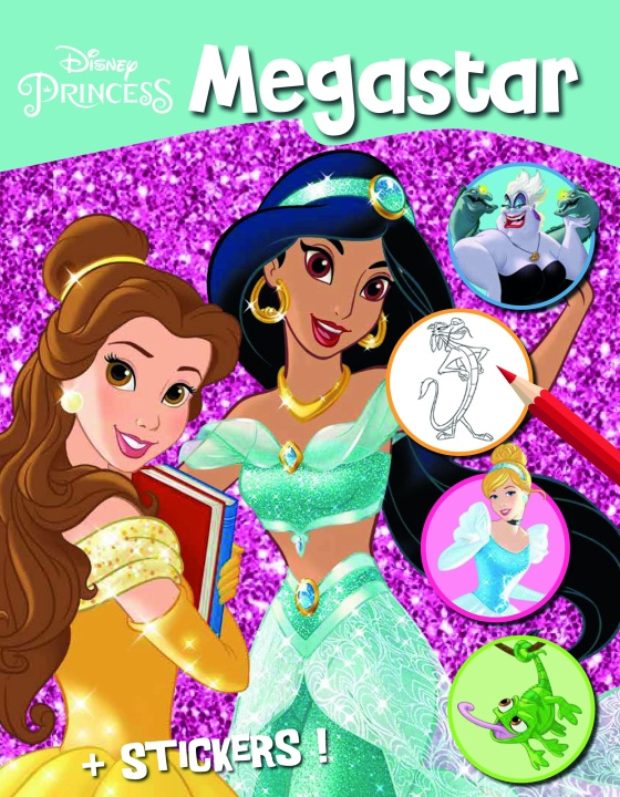 Disney Megastar Colouringbook - Disney Princess in the group TOYS, KIDS & BABY PRODUCTS / Toys / Draw & Count at TP E-commerce Nordic AB (C90400)