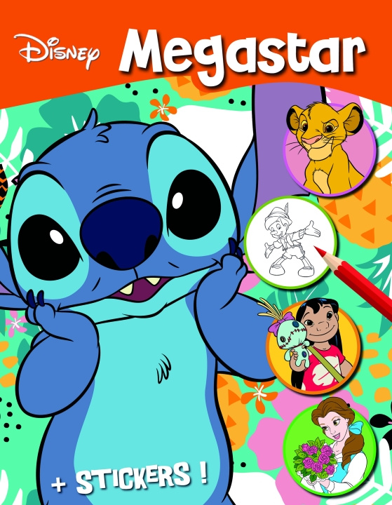 Disney Megastar Colouringbook - Disney Classic in the group TOYS, KIDS & BABY PRODUCTS / Toys / Draw & Count at TP E-commerce Nordic AB (C90403)