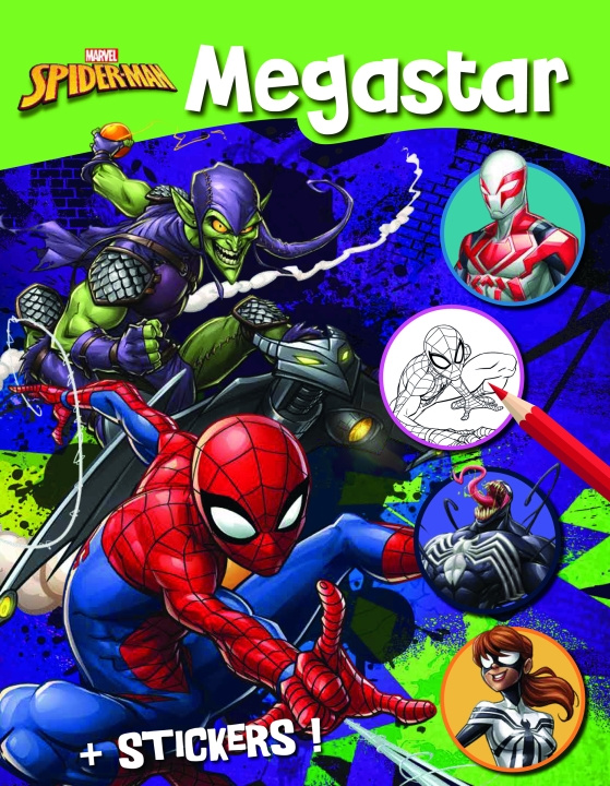 Disney Megastar Colouringbook - Spiderman in the group TOYS, KIDS & BABY PRODUCTS / Toys / Draw & Count at TP E-commerce Nordic AB (C90404)