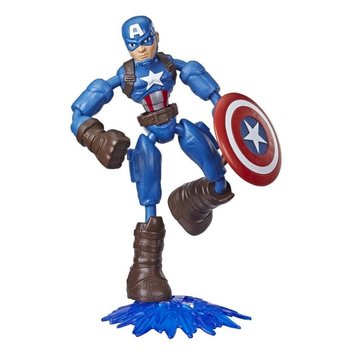 Disney Avengers - Bend and Flex - Captain America in the group TOYS, KIDS & BABY PRODUCTS / Toys / Figures, Miniatures & accessories at TP E-commerce Nordic AB (C90406)