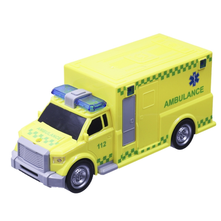 Impulse Toys Motor 112 - Ambulance w. light & sound (I-1600013) in the group TOYS, KIDS & BABY PRODUCTS / Toys / Toy cars at TP E-commerce Nordic AB (C90416)