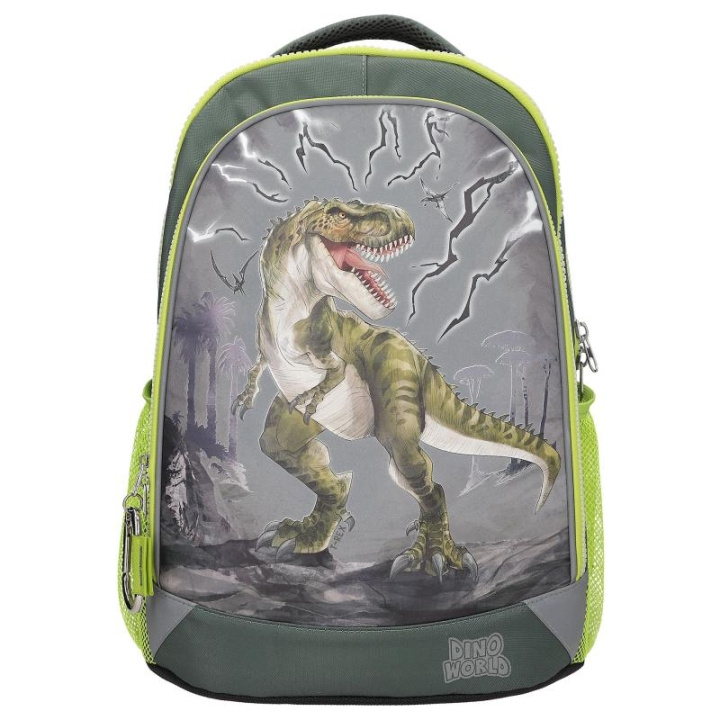 Dino World Schoolbackpack REFLECTOR ( 0411759 ) in the group TOYS, KIDS & BABY PRODUCTS / Travel / Bags for kids at TP E-commerce Nordic AB (C90434)