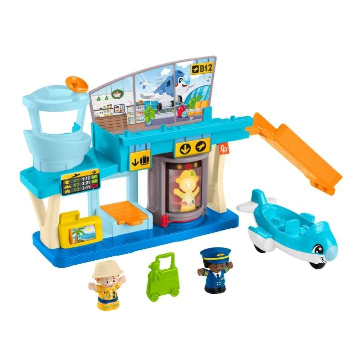 Fisher-Price Little People - Everyday Adventures AIrport Playset (HTJ26) in the group TOYS, KIDS & BABY PRODUCTS / Toys / Play set at TP E-commerce Nordic AB (C90440)