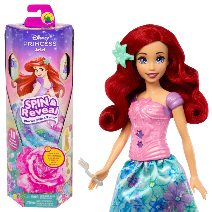 Disney Princess - Spin & Reaveal Ariel Doll (HTV88) in the group TOYS, KIDS & BABY PRODUCTS / Toys / Docks & Accessories at TP E-commerce Nordic AB (C90457)