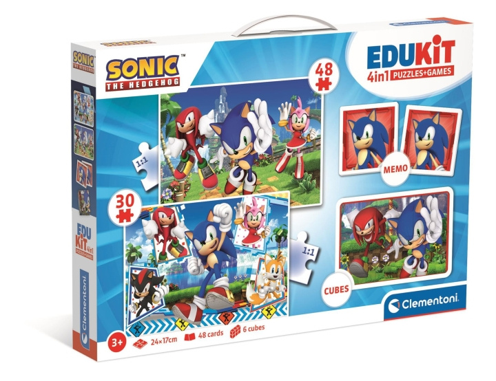 Clementoni Edukit 4in1 - Sonic (18318) in the group TOYS, KIDS & BABY PRODUCTS / Toys / Kids puzzle at TP E-commerce Nordic AB (C90464)