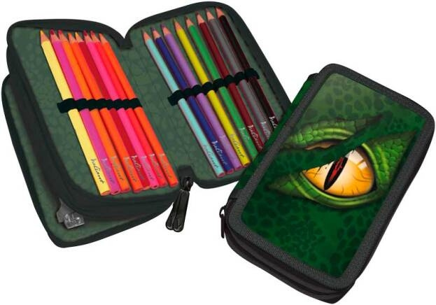 Dino T-Rex Filled Double Decker Pencil Case (092408516) in the group TOYS, KIDS & BABY PRODUCTS / Toys / Draw & Count at TP E-commerce Nordic AB (C90483)