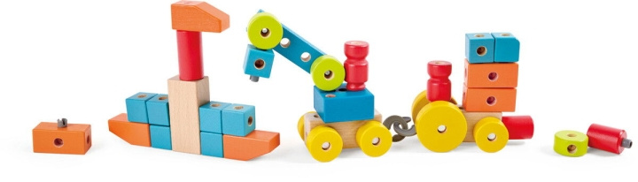 Hape Infinite Imagination Building Blocks (87-0519) in the group TOYS, KIDS & BABY PRODUCTS / Toys / Building toys / Toy blocks at TP E-commerce Nordic AB (C90488)