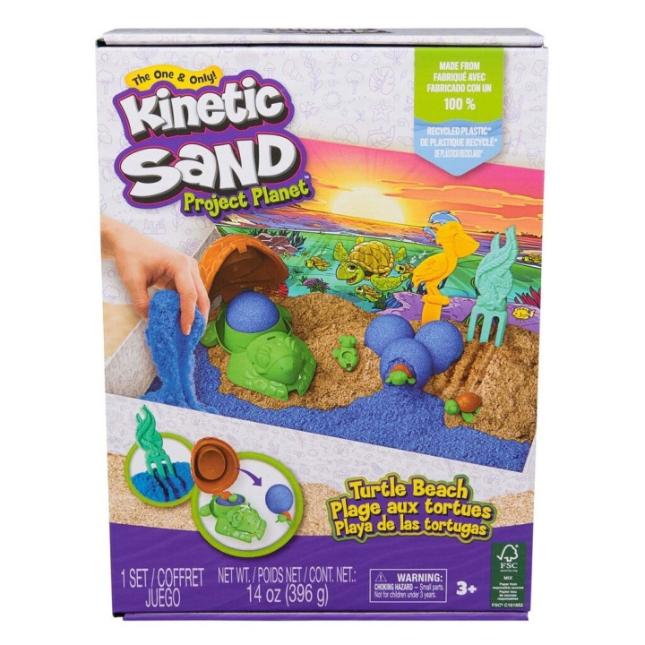 Kinetic Sand Turtle Beach Set (6069781) in the group TOYS, KIDS & BABY PRODUCTS / Toys / Clay, play sand and accessories at TP E-commerce Nordic AB (C90493)