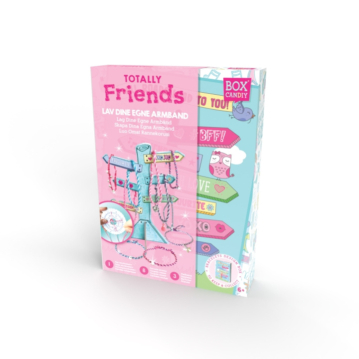 BOX CANDIY Bracelet Set - Totally Friends - (BC-1932) in the group TOYS, KIDS & BABY PRODUCTS / Toys / Crafts at TP E-commerce Nordic AB (C90506)