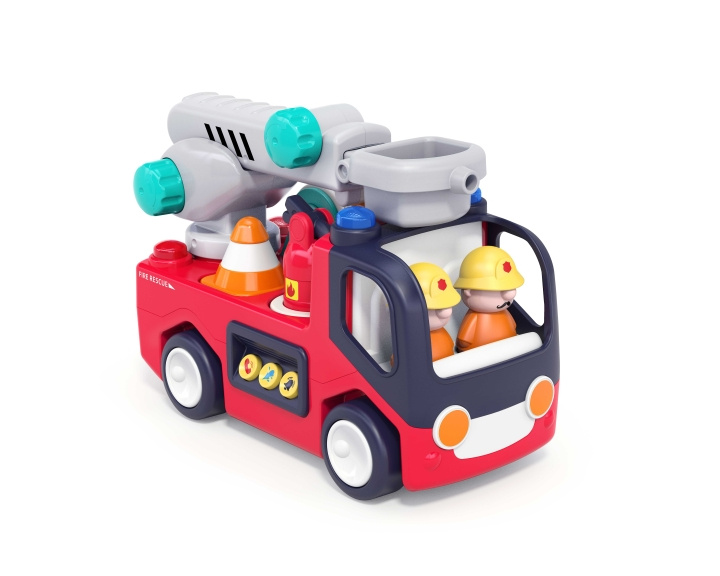 Kinder and Kids Fire truck with lights, music & movement (K10107) in the group TOYS, KIDS & BABY PRODUCTS / Toys / Toy cars at TP E-commerce Nordic AB (C90512)