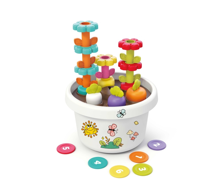 Kinder and Kids Creative pot with plants & stickers (K10119) in the group TOYS, KIDS & BABY PRODUCTS / Baby toys / Activity toys at TP E-commerce Nordic AB (C90514)