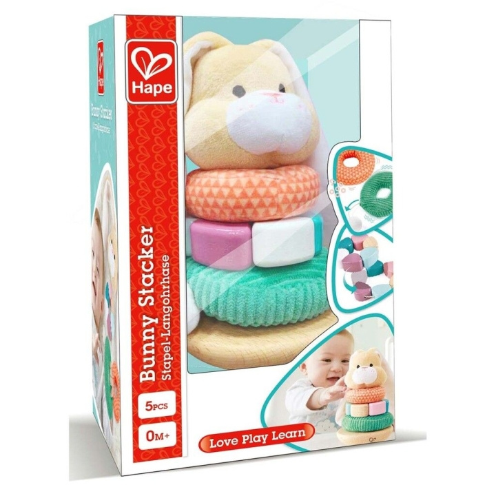 Hape Bunny Stacker (87-0107) in the group TOYS, KIDS & BABY PRODUCTS / Toys / Play set at TP E-commerce Nordic AB (C90544)