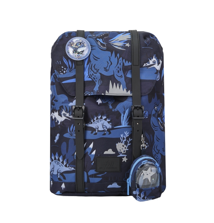 Frii of Norway 22L schoolbag - Retro Dinosaur (24100) in the group TOYS, KIDS & BABY PRODUCTS / Travel / Bags for kids / Backpacks at TP E-commerce Nordic AB (C90554)