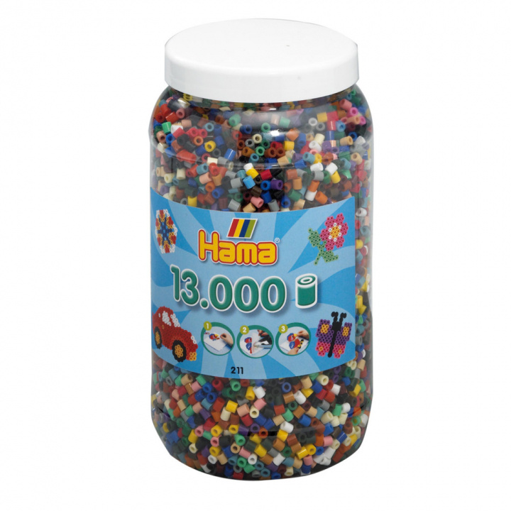 HAMA Beads Hama - Midi beads 13000pcs mix 67 in the group TOYS, KIDS & BABY PRODUCTS / Toys / Crafts at TP E-commerce Nordic AB (C90570)