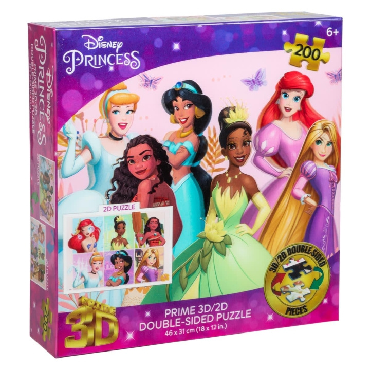 Disney 3D-Puzzle Double Sided 200 Princess (41040017-01) in the group Sport, leisure & Hobby / Hobby / Puzzle at TP E-commerce Nordic AB (C90573)