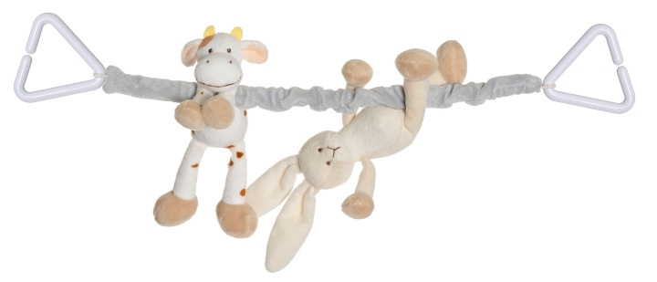 Diinglisar Stroller chain - Rabbit and cow (TK2934) in the group TOYS, KIDS & BABY PRODUCTS / Strollers & Accessories at TP E-commerce Nordic AB (C90581)