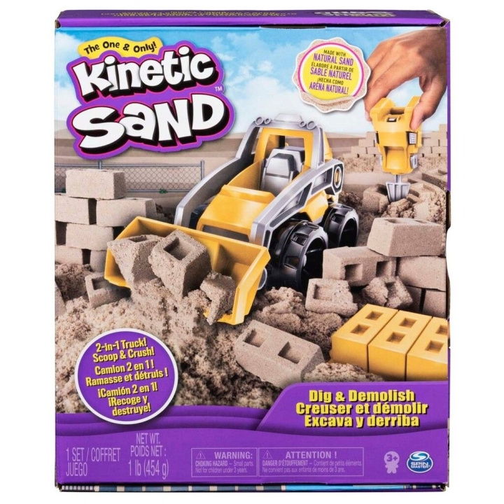 Kinetic Sand Dig & Demolish Set (6044178) in the group TOYS, KIDS & BABY PRODUCTS / Toys / Clay, play sand and accessories at TP E-commerce Nordic AB (C90609)