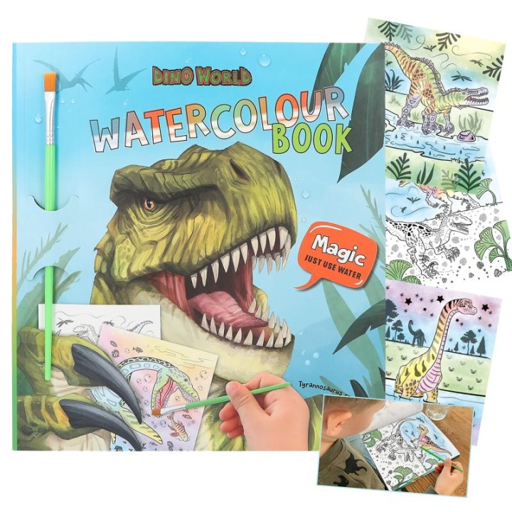 Dino World Watercolour Book - 412578 in the group TOYS, KIDS & BABY PRODUCTS / Toys / Crafts at TP E-commerce Nordic AB (C90611)