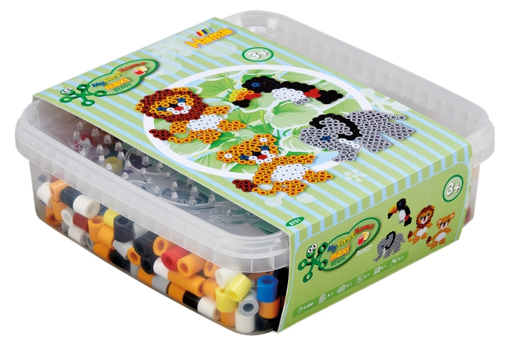 HAMA Beads Hama - Maxi Beads - 600 beads and 1 pegboard in box (8751) in the group TOYS, KIDS & BABY PRODUCTS / Toys / Crafts at TP E-commerce Nordic AB (C90621)