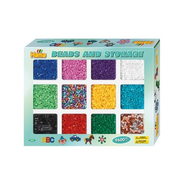 HAMA Beads Hama - Beads - Midi - 9.600 beads and storage (2095) in the group TOYS, KIDS & BABY PRODUCTS / Toys / Crafts at TP E-commerce Nordic AB (C90663)