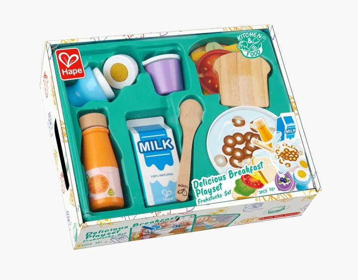 Hape Delicious Breakfast Playset (87-3172) in the group TOYS, KIDS & BABY PRODUCTS / Toys / Play set at TP E-commerce Nordic AB (C90664)