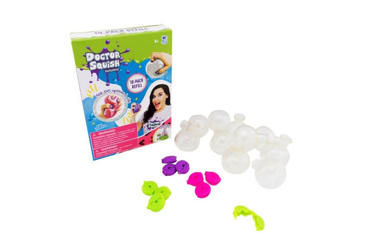 Doctor Squish Squishy Pack Refill V2 10 Balloons + Clips (38687) in the group TOYS, KIDS & BABY PRODUCTS / Toys / Experiment & DIY at TP E-commerce Nordic AB (C90673)