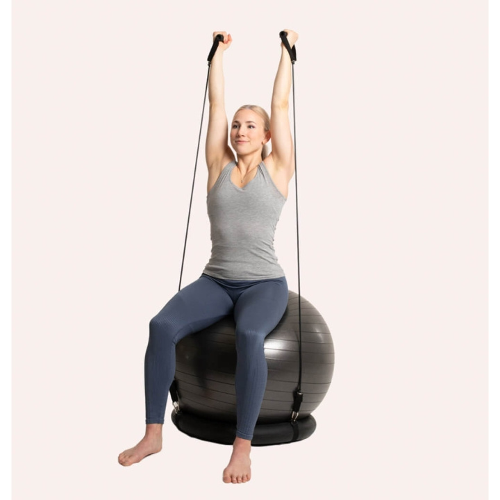 SWEDISH POSTURE Gym Ball with exercise band in the group Sport, leisure & Hobby / Exercise equipment / Exercise accessories at TP E-commerce Nordic AB (C90724)