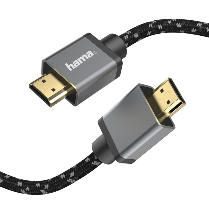 Hama Cable HDMI Ultra High Speed 8K 48Gbit/s Metal Gold 5.0m in the group HOME ELECTRONICS / Cables & Adapters / HDMI / Cables at TP E-commerce Nordic AB (C90735)