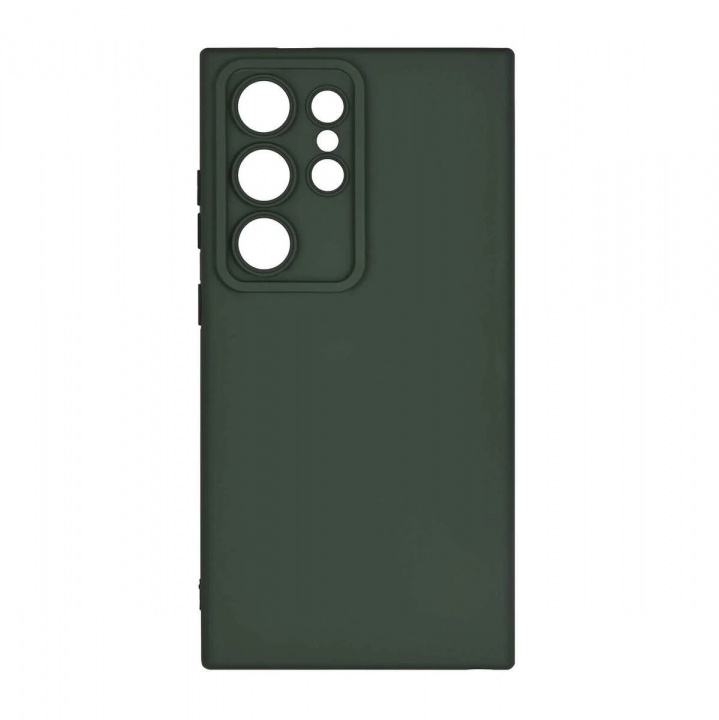 Onsala Phone Case with Silicone Feel Olive Green - Samsung S24 Ultra 5G in the group SMARTPHONE & TABLETS / Phone cases / Samsung at TP E-commerce Nordic AB (C90741)