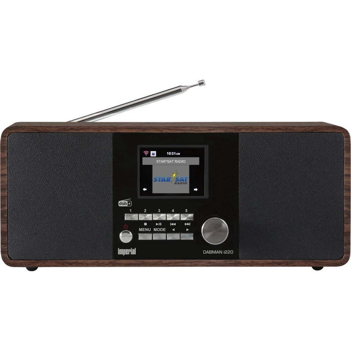 imperial DABMAN i220 BT DAB+ / FM Internet radio with bluetooth Wood in the group HOME ELECTRONICS / Audio & Picture / Home cinema, Hifi & Portable / Radio & Alarm clocks / Radio at TP E-commerce Nordic AB (C90769)