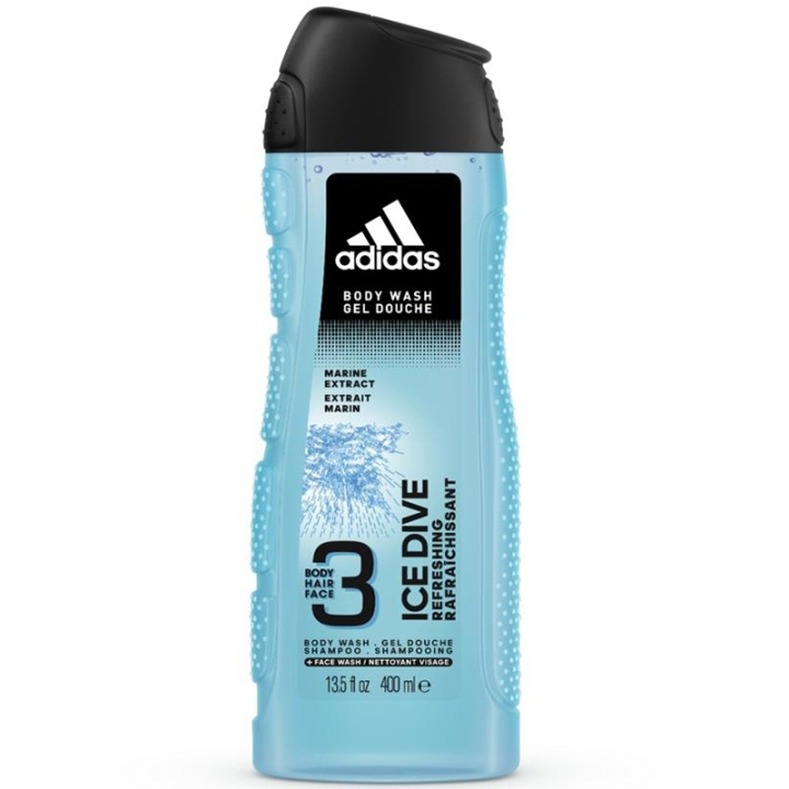 Adidas Ice Dive Shower Gel 400ml in the group BEAUTY & HEALTH / Skin care / Body health / Bath & Shower gels at TP E-commerce Nordic AB (C90786)