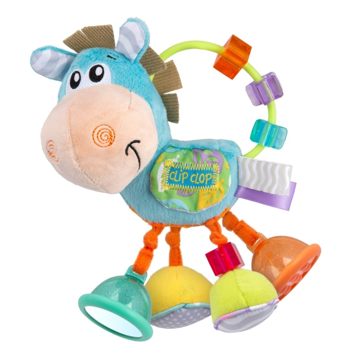 Playgro Clip Clop Activity horse - Blue - (10188462) in the group TOYS, KIDS & BABY PRODUCTS / Baby toys / Activity toys at TP E-commerce Nordic AB (C90913)