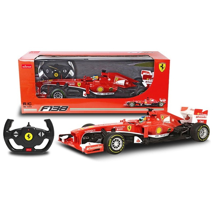 Rastar 1:12 Ferrari F1 - Red (23063) in the group TOYS, KIDS & BABY PRODUCTS / Toys / Toy cars at TP E-commerce Nordic AB (C90921)