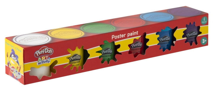 PLAY-DOH Poster Paint (6 x 45 ml) (160012) in the group TOYS, KIDS & BABY PRODUCTS / Toys / Crafts at TP E-commerce Nordic AB (C90931)