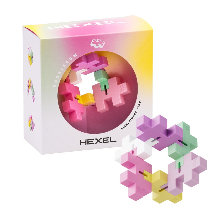 Plus Plus HEXEL Bubblegum (3487) in the group TOYS, KIDS & BABY PRODUCTS / Toys / Building toys / Toy blocks at TP E-commerce Nordic AB (C90936)