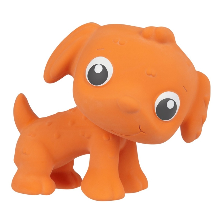 Playgro Eco Play Natural Rubber Pooky Puppy- Orange (10188822) in the group TOYS, KIDS & BABY PRODUCTS / Baby toys / stuffed animals at TP E-commerce Nordic AB (C90969)