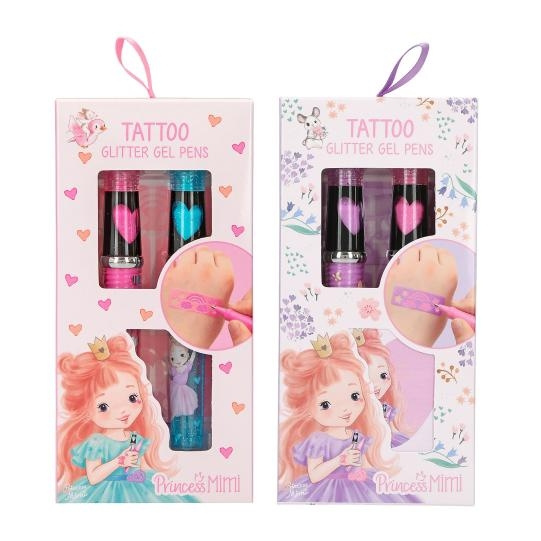 Princess Mimi Tattoo Glitter Gel Pens ( 0412324 ) in the group TOYS, KIDS & BABY PRODUCTS / Toys / Crafts at TP E-commerce Nordic AB (C90975)