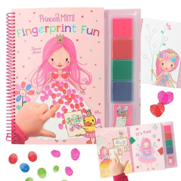 Princess Mimi Fingerprint Fun ( 0412105 ) in the group TOYS, KIDS & BABY PRODUCTS / Toys / Crafts at TP E-commerce Nordic AB (C90979)