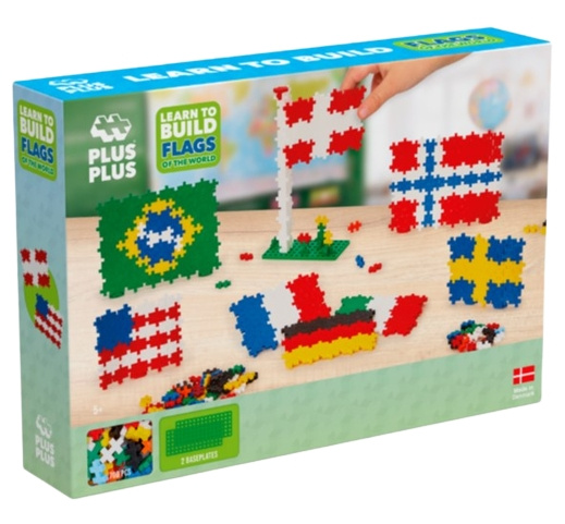 Plus Plus Learn To Build Flags of the World - (3932) in the group TOYS, KIDS & BABY PRODUCTS / Toys / Building toys / Toy blocks at TP E-commerce Nordic AB (C90998)