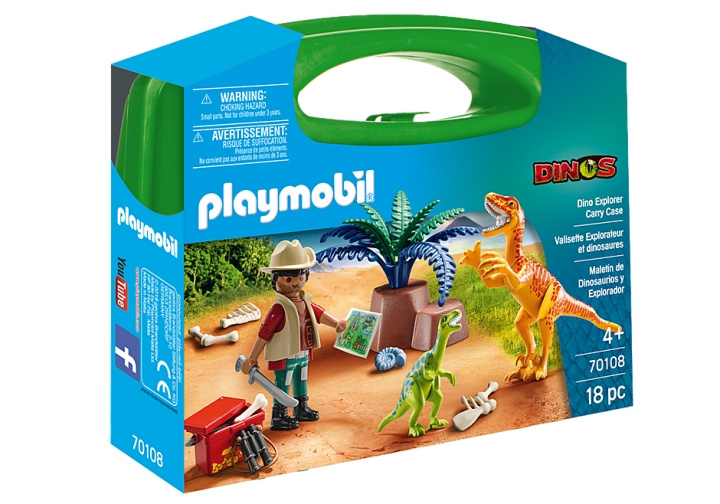 Playmobil Dino Explore Carry Case (70108) in the group TOYS, KIDS & BABY PRODUCTS / Toys / Figures, Miniatures & accessories at TP E-commerce Nordic AB (C91001)