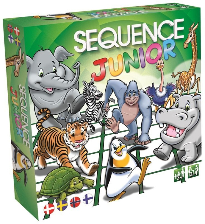 Asmodee Sequence Junior (Nordic) (GOL8004) in the group TOYS, KIDS & BABY PRODUCTS / Games / Board games at TP E-commerce Nordic AB (C91020)